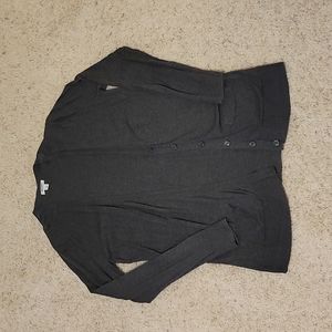 Large, dark gray Old Navy cardigan